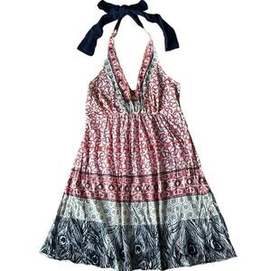 🔥Language Los Angeles Bohemian Halter Dress!